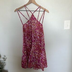 Anthropology pink dress!